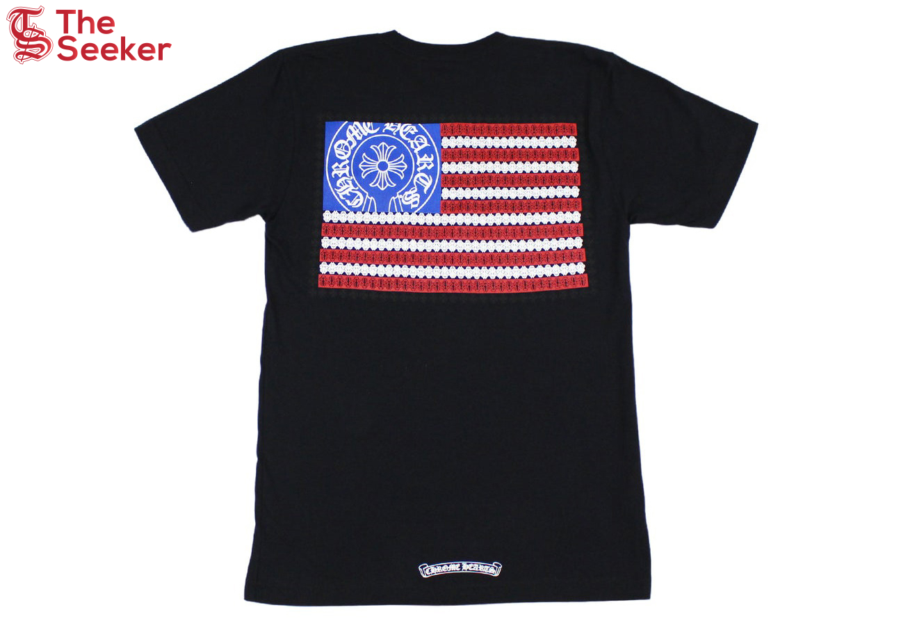 Chrome Hearts American Flag Dagger T-shirt Black