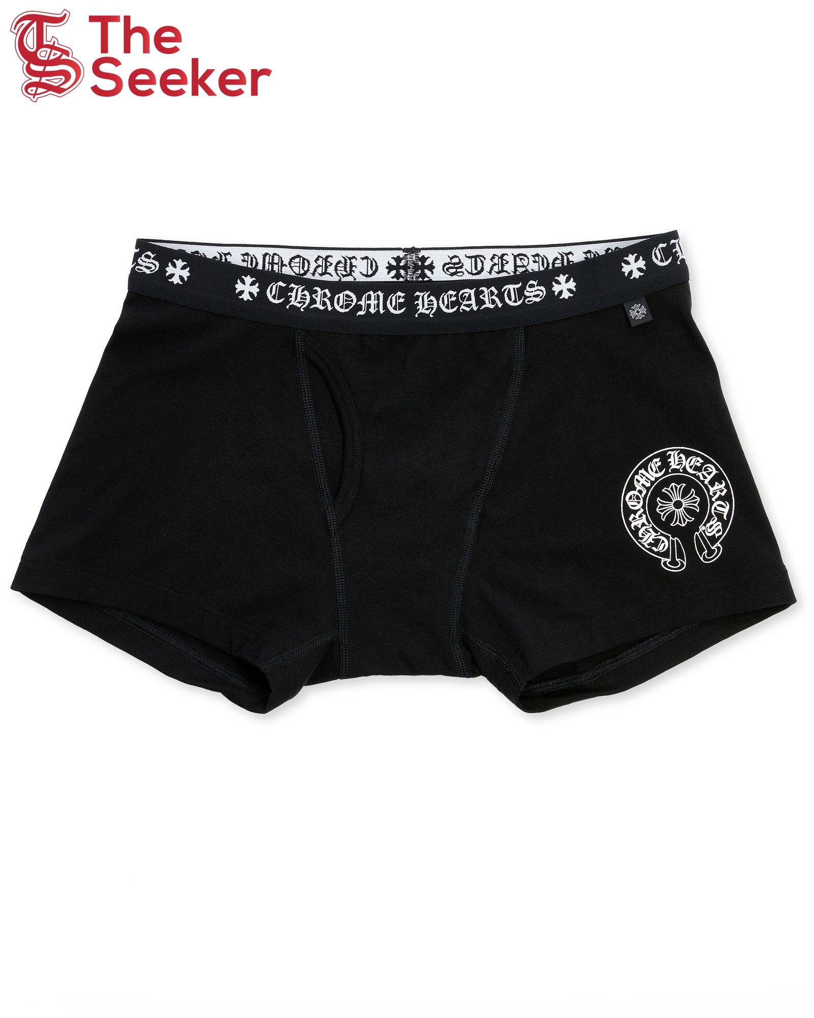 Chrome Hearts Boxer Brief Shorts Black/White