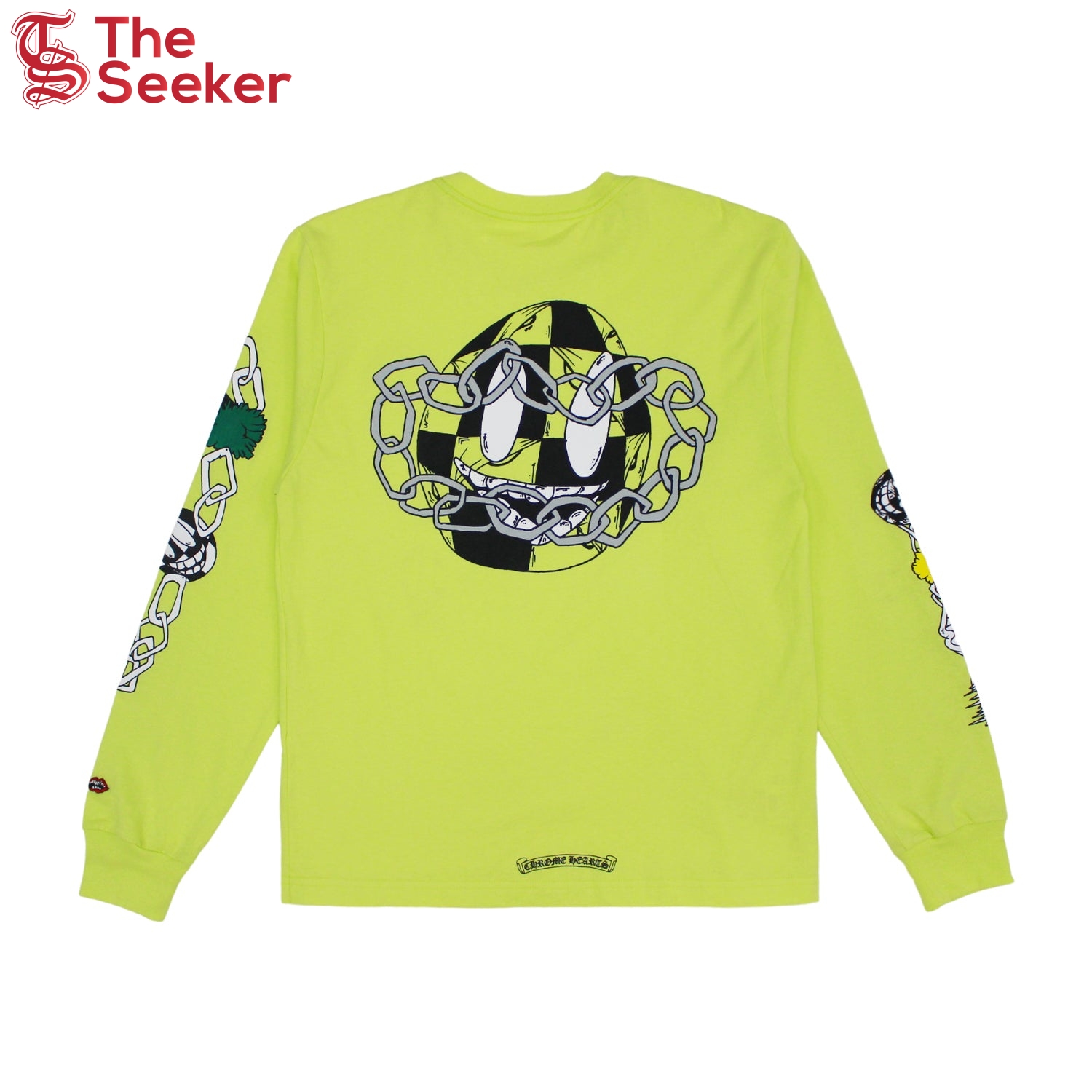 Chrome Hearts Matty Boy Link L/S T-shirt Lime Green