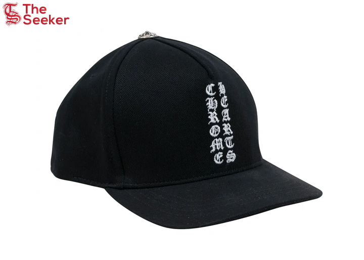 Chrome Hearts Vertical Logo Hat Black