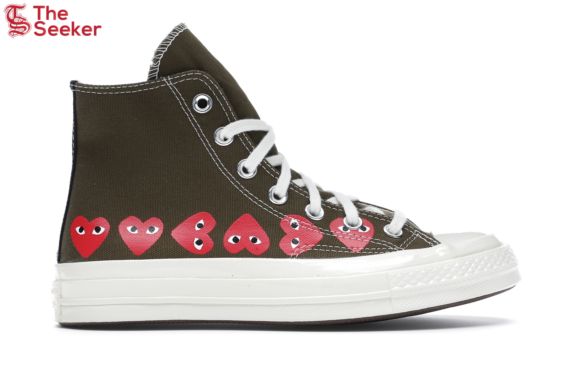 Converse Chuck Taylor All-Star 70 Hi Comme des Garcons Play Multi-Heart Green