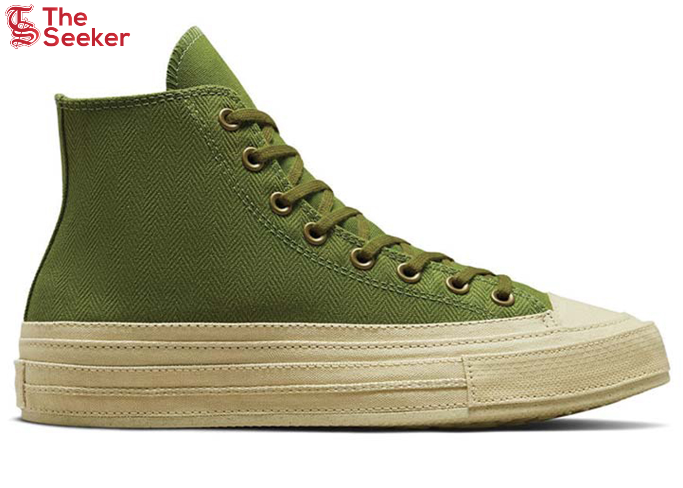 Converse Chuck Taylor All Star 70 Hi Herringbone Grassy Green