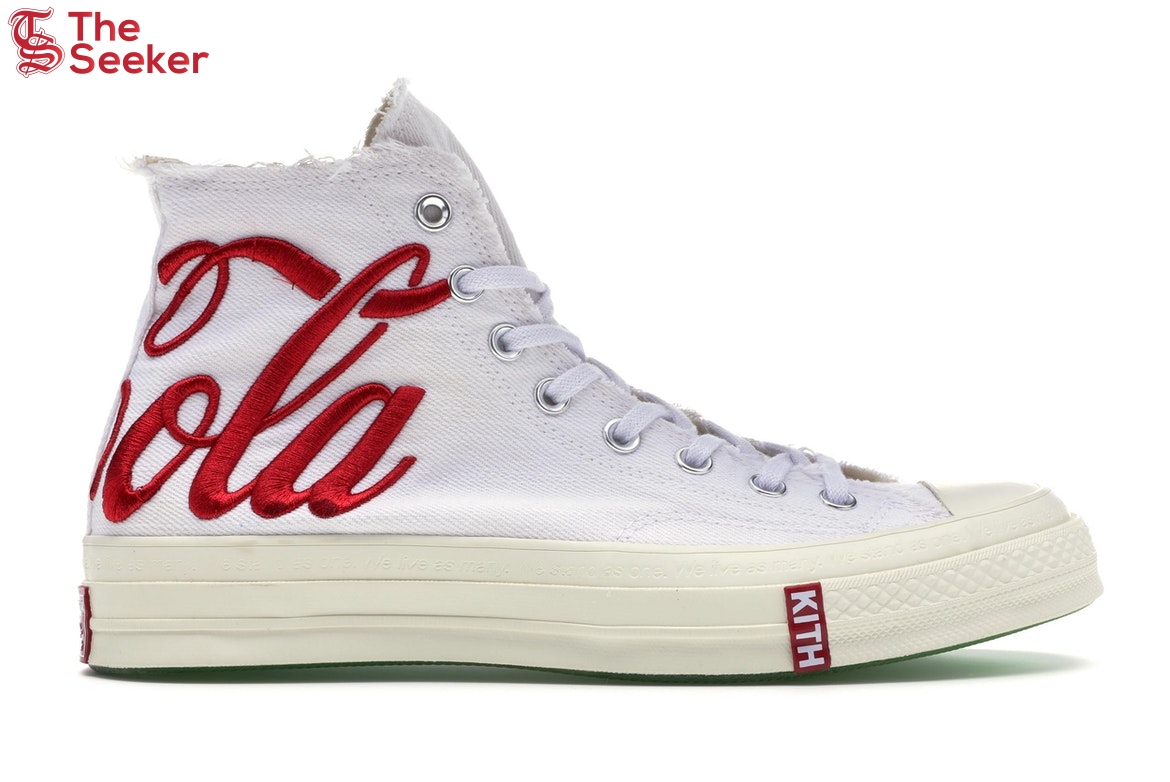 Converse Chuck Taylor All Star 70 Hi Kith x Coca Cola White