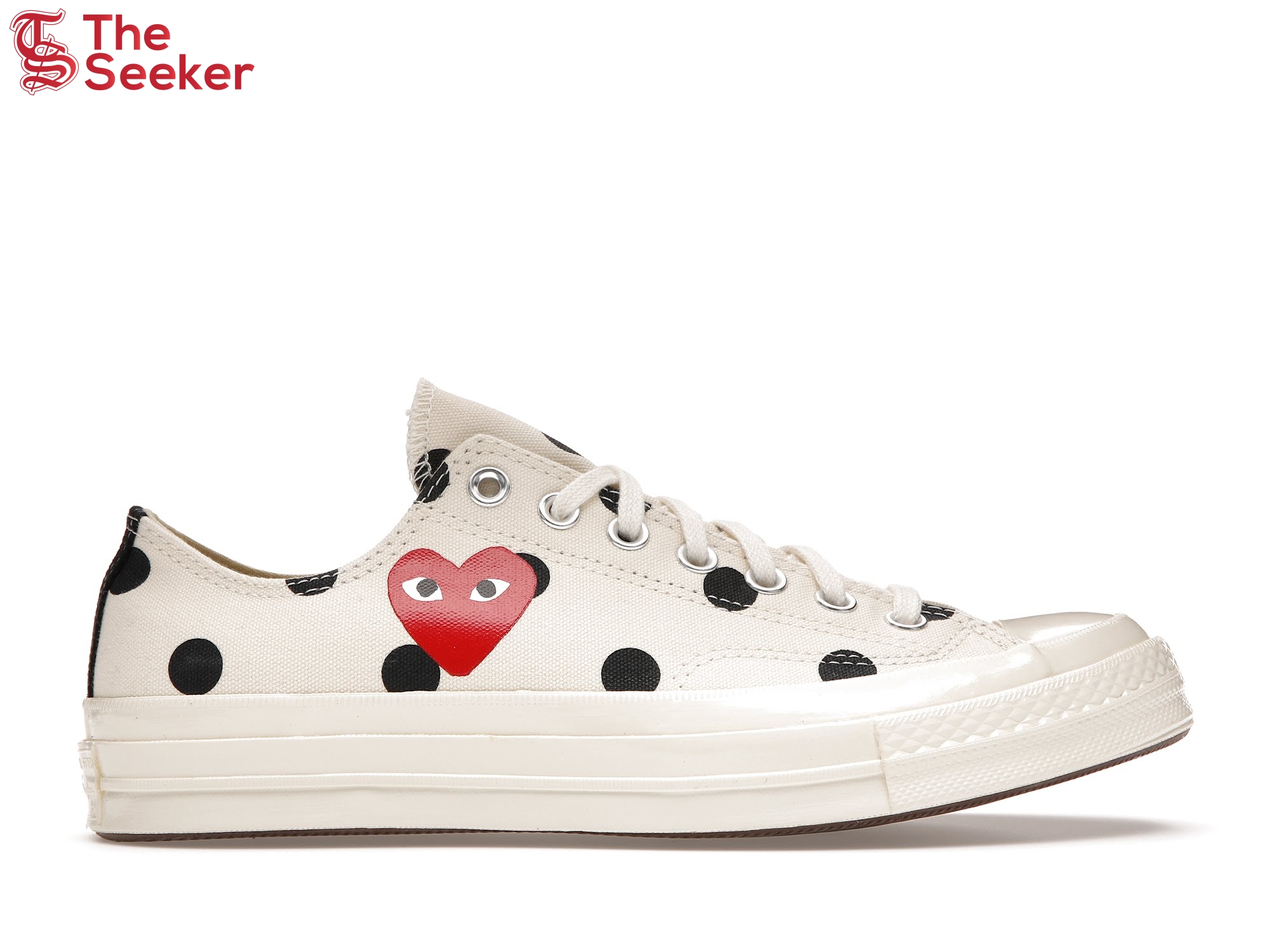 Converse Chuck Taylor All Star 70 Ox Comme des Garcons PLAY  Polka Dot White