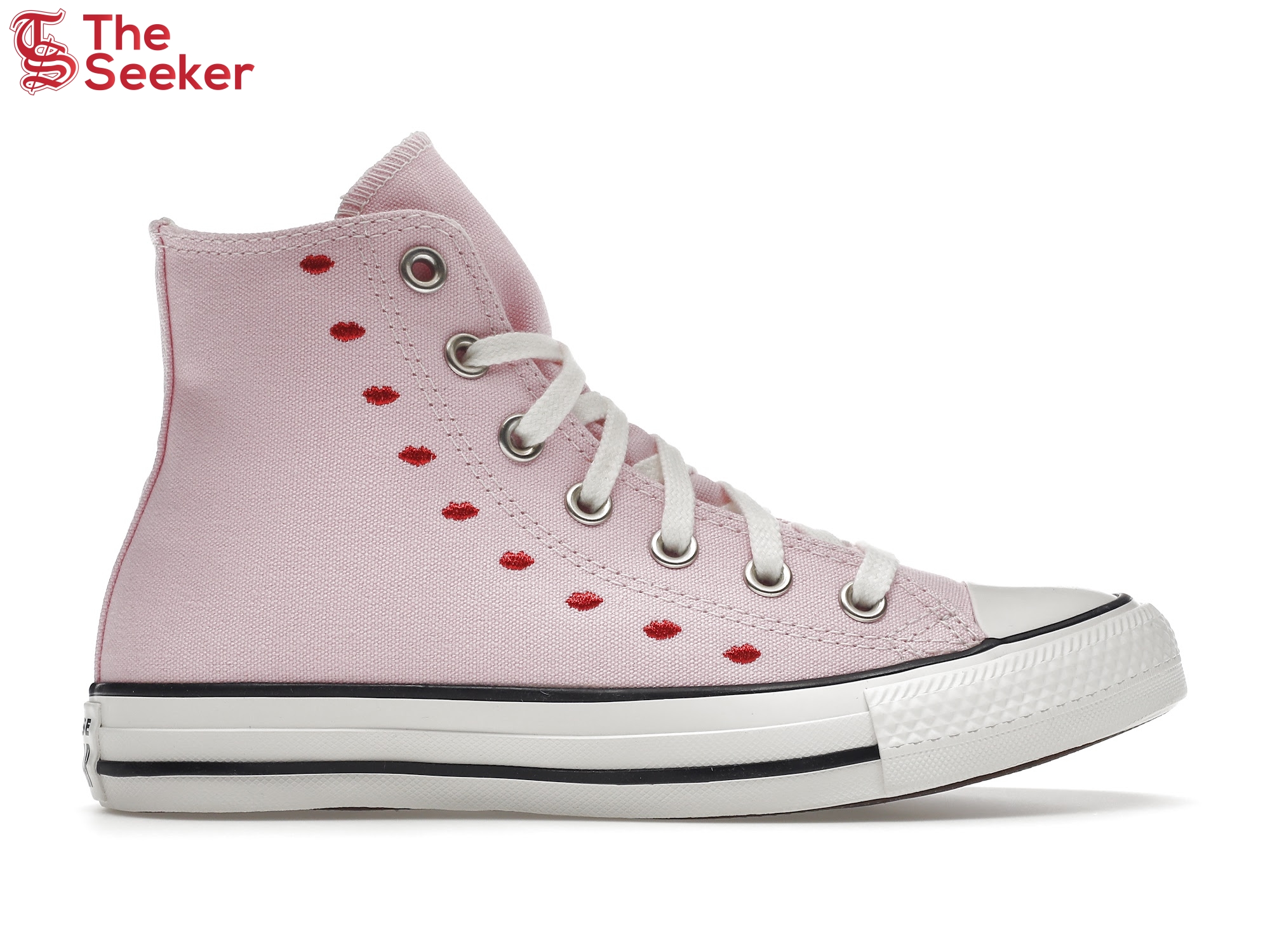 Converse Chuck Taylor All-Star Hi Embroidered Hearts Pink (Women's)