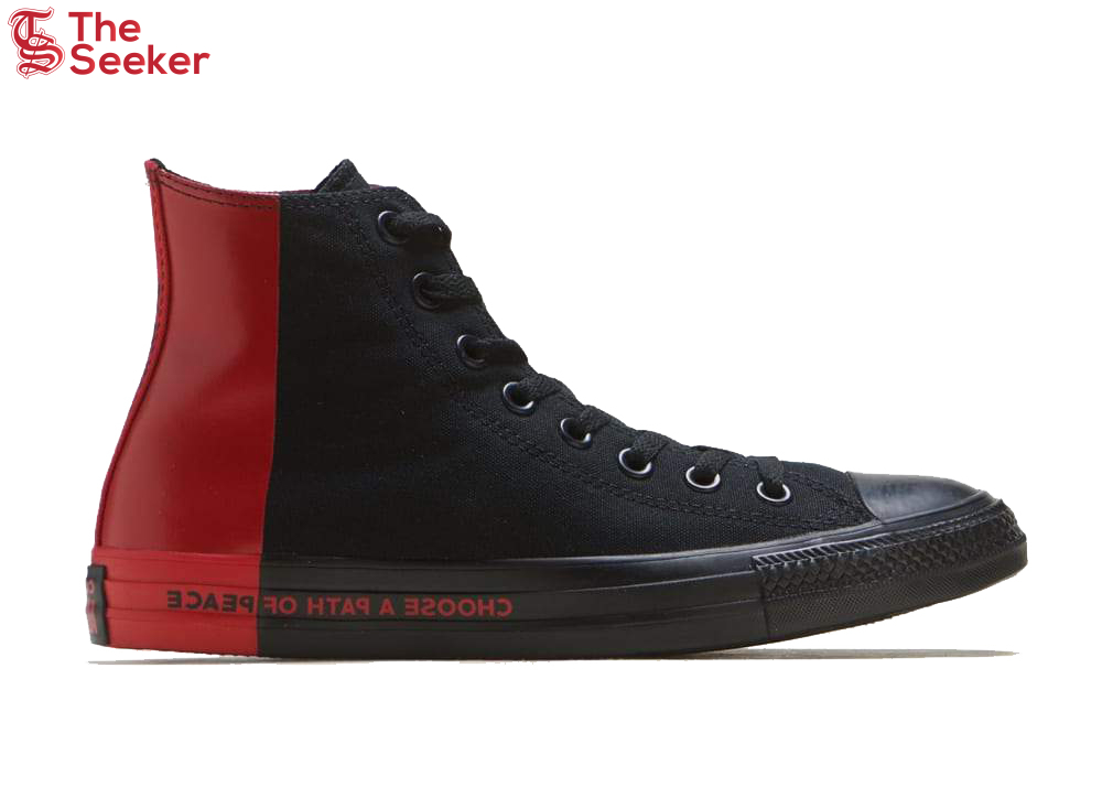 Converse Chuck Taylor All Star Hi Seek Peace Black Red