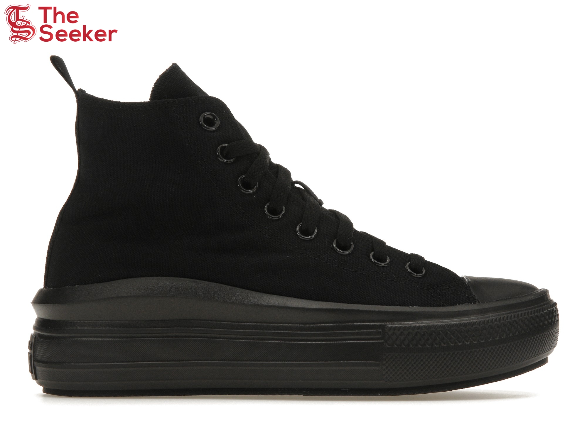 Converse Chuck Taylor All Star Move Platform Black Dark Smoke Grey (GS)