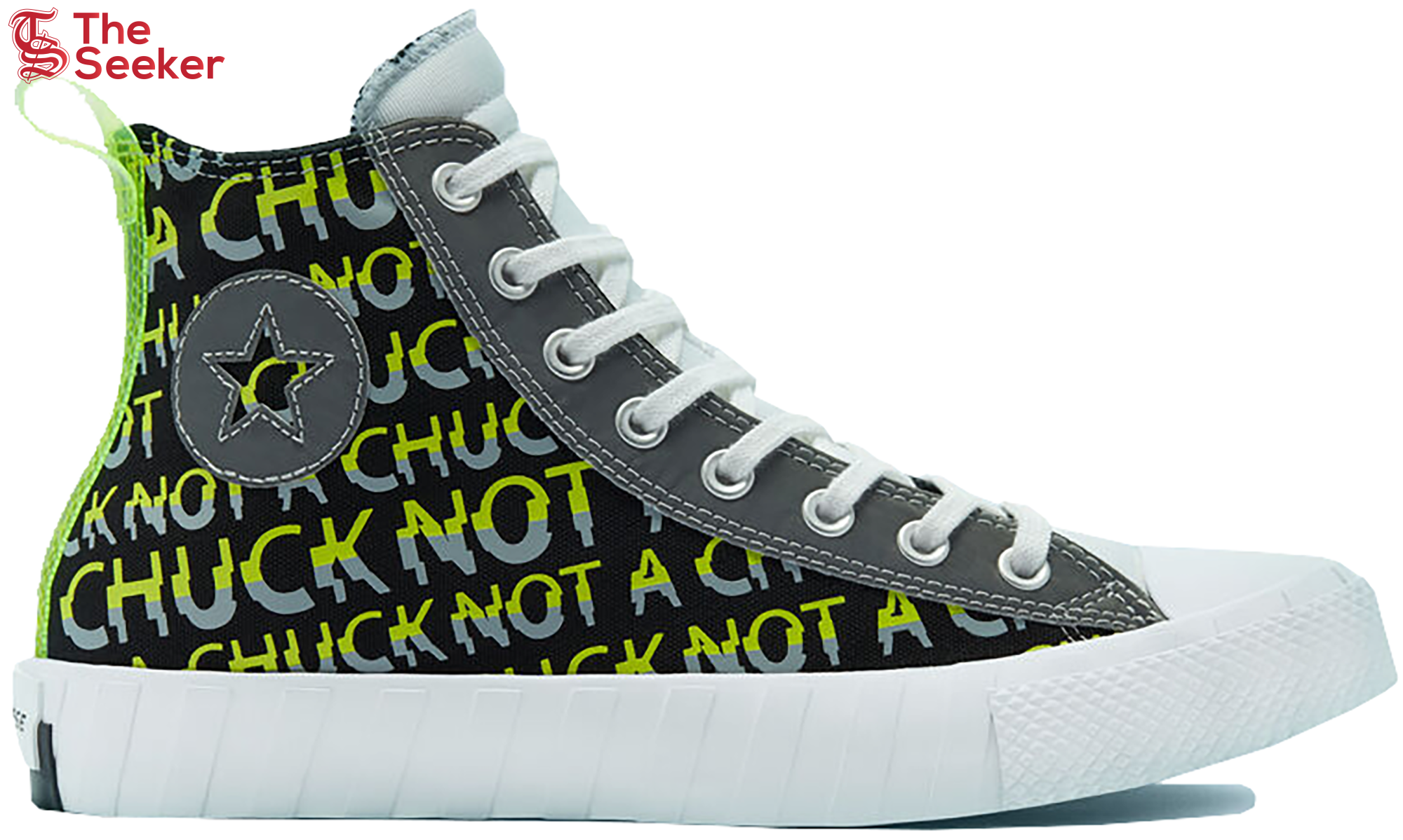 Converse Not A Chuck Hi Hi-Vis Black Lemon Venom