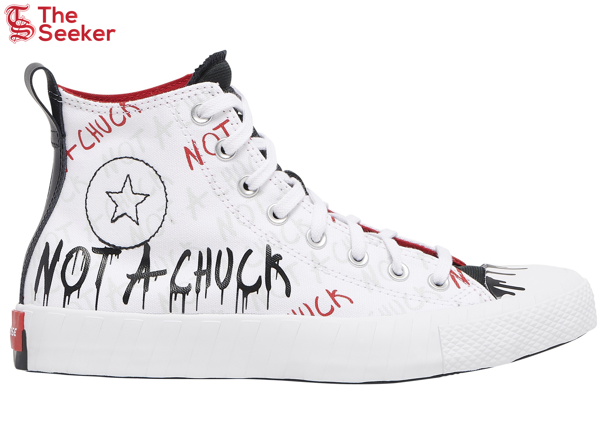 Converse Not A Chuck Hi White Paint Drip