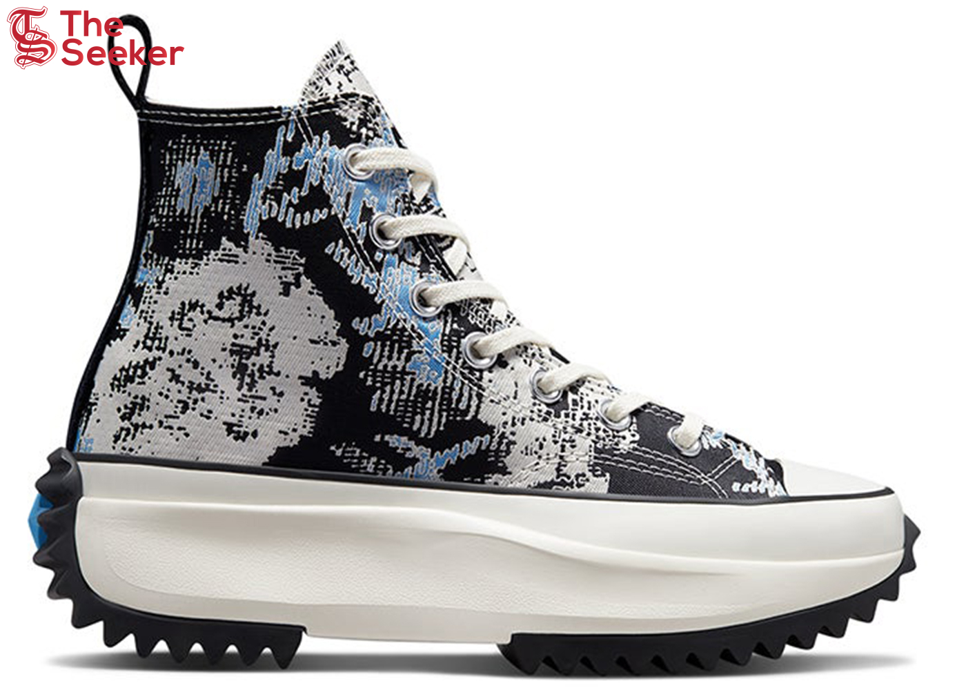 Converse Run Star Hike Hi Floral Fusion University Blue