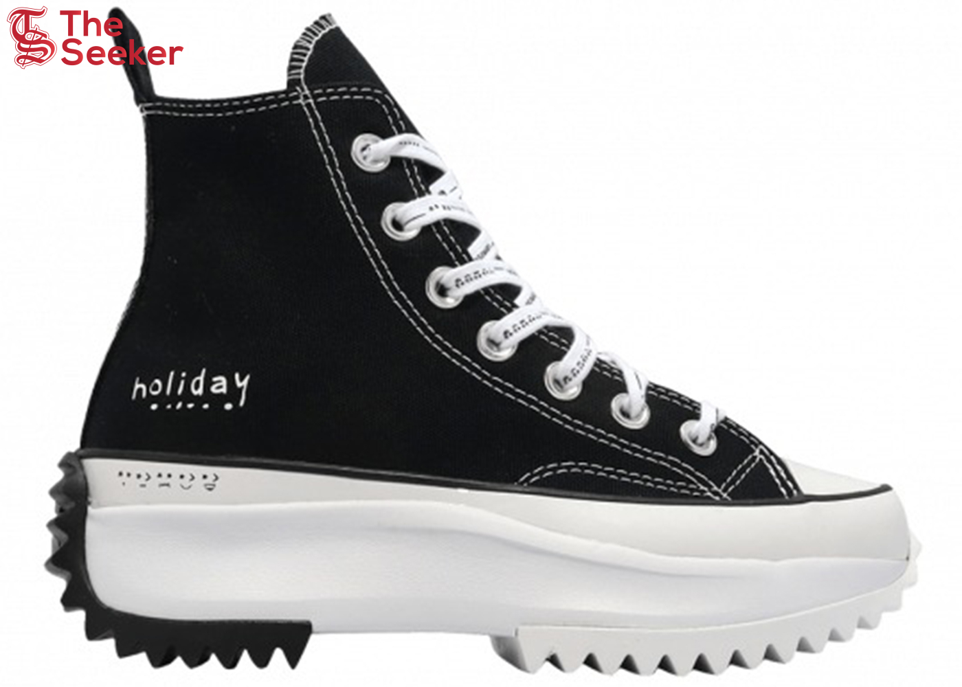 Converse Run Star Hike Hi Holiday Black White