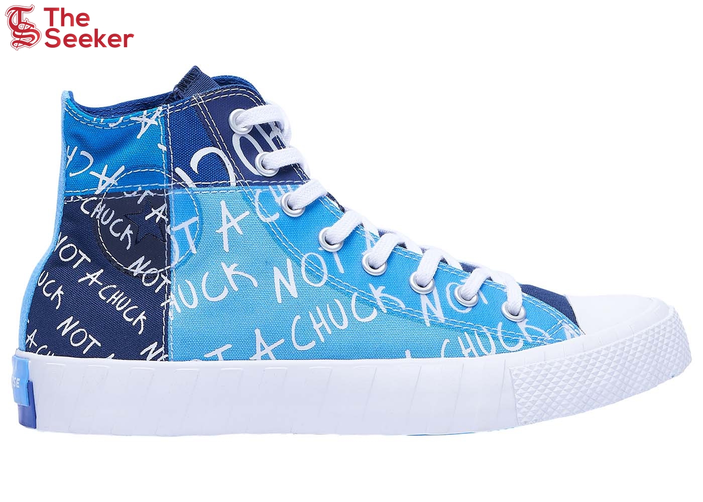 Converse UNT1TL3D Hi Not A Chuck University Blue