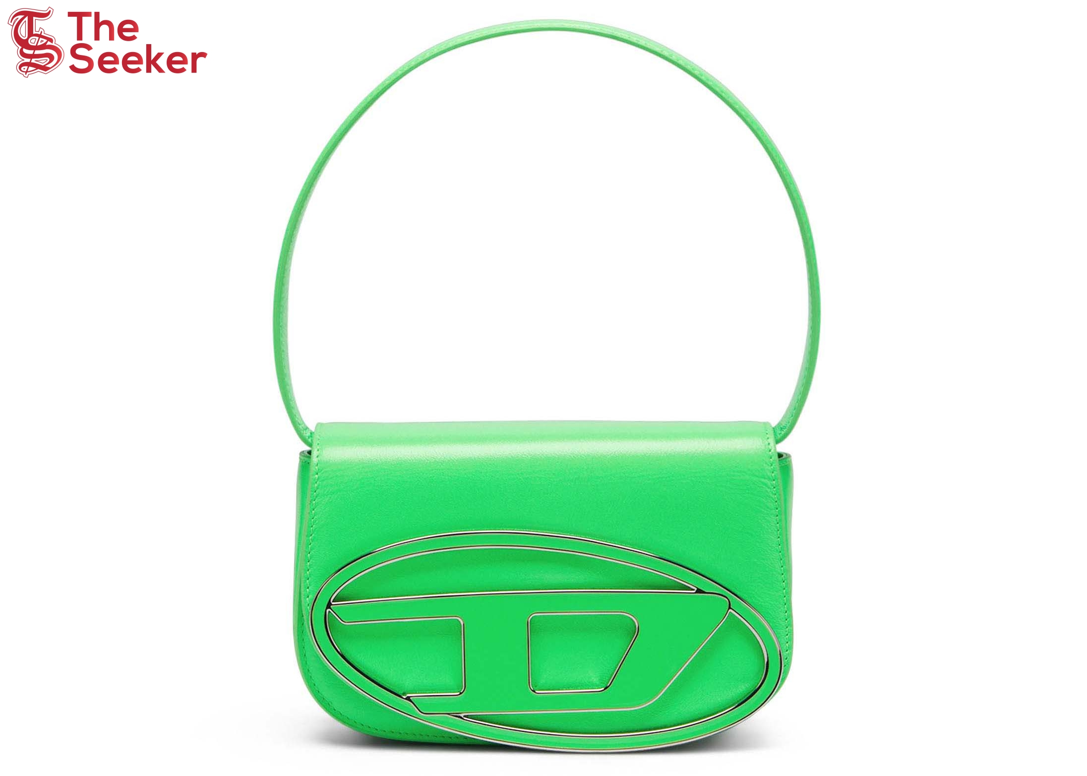 Diesel 1DR Shoulder Bag Green Fluo