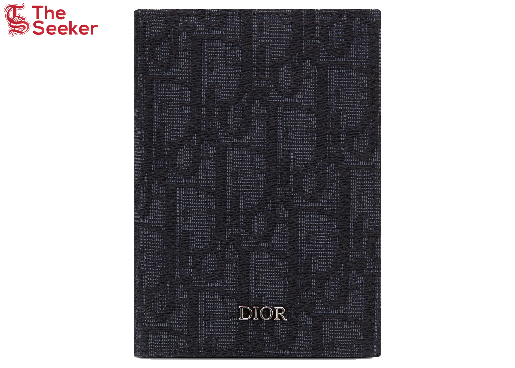 Dior Bi-Fold Card Holder Oblique Jacquard Black