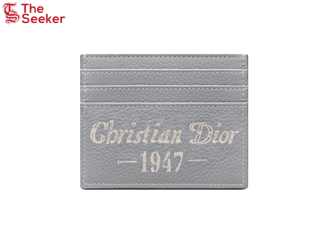 Dior by Birkenstock Christian Dior 1947 Signature (6 Card Slot) Card Holder Dior Gray