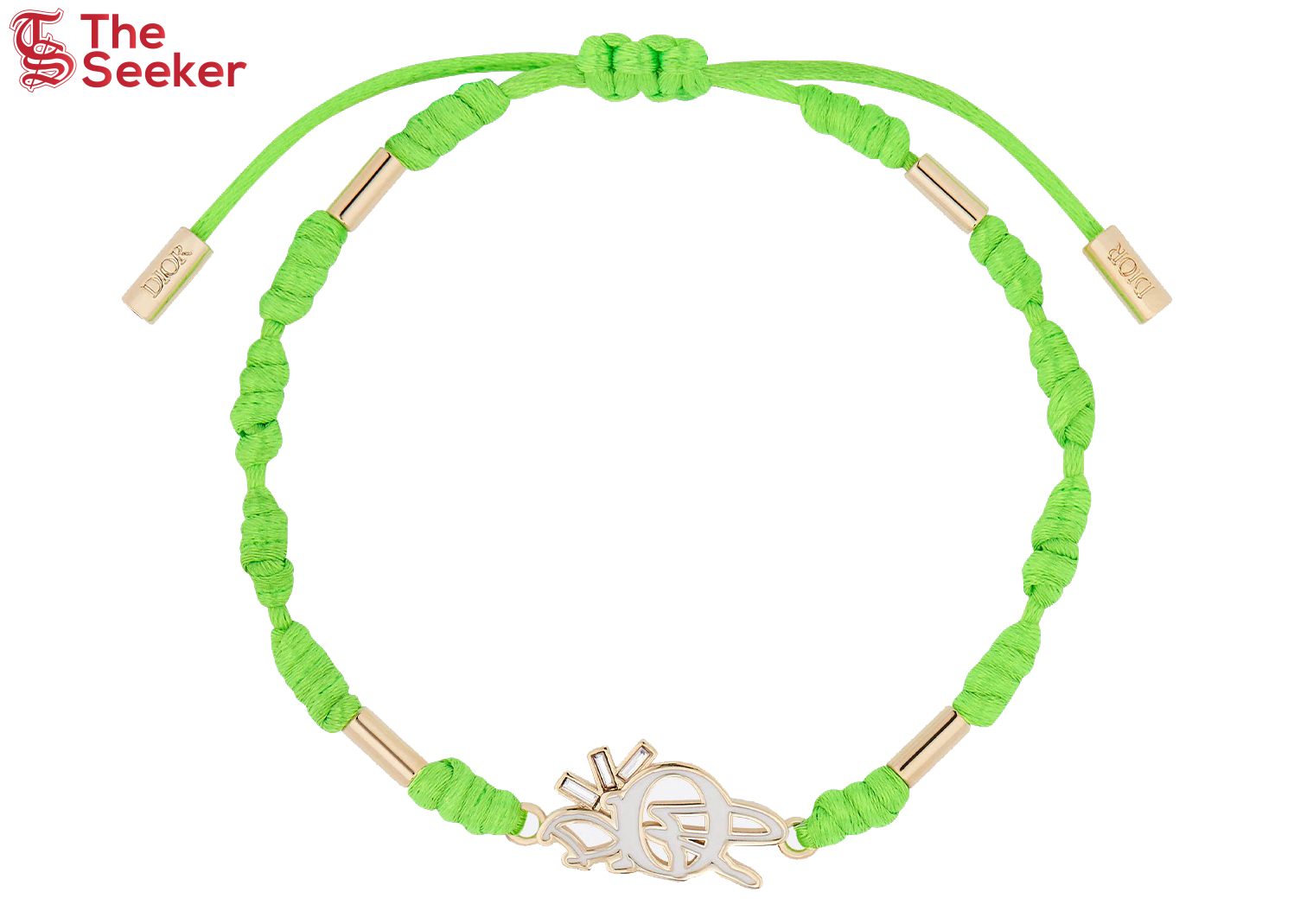 Dior x CACTUS JACK Bracelet Gold/Green/White