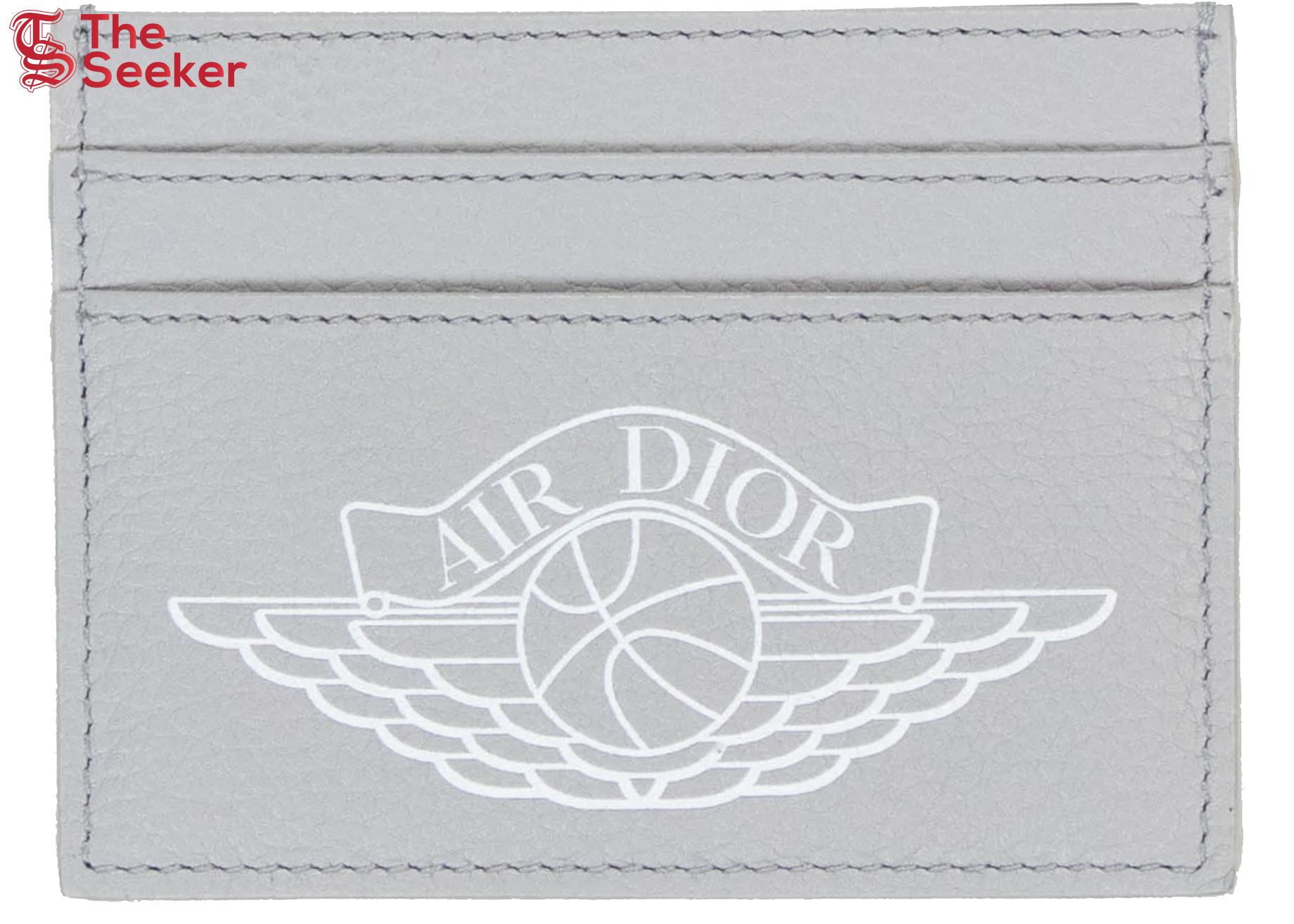 Dior x Jordan Wings Card Holder (4 Card Slot) Grey