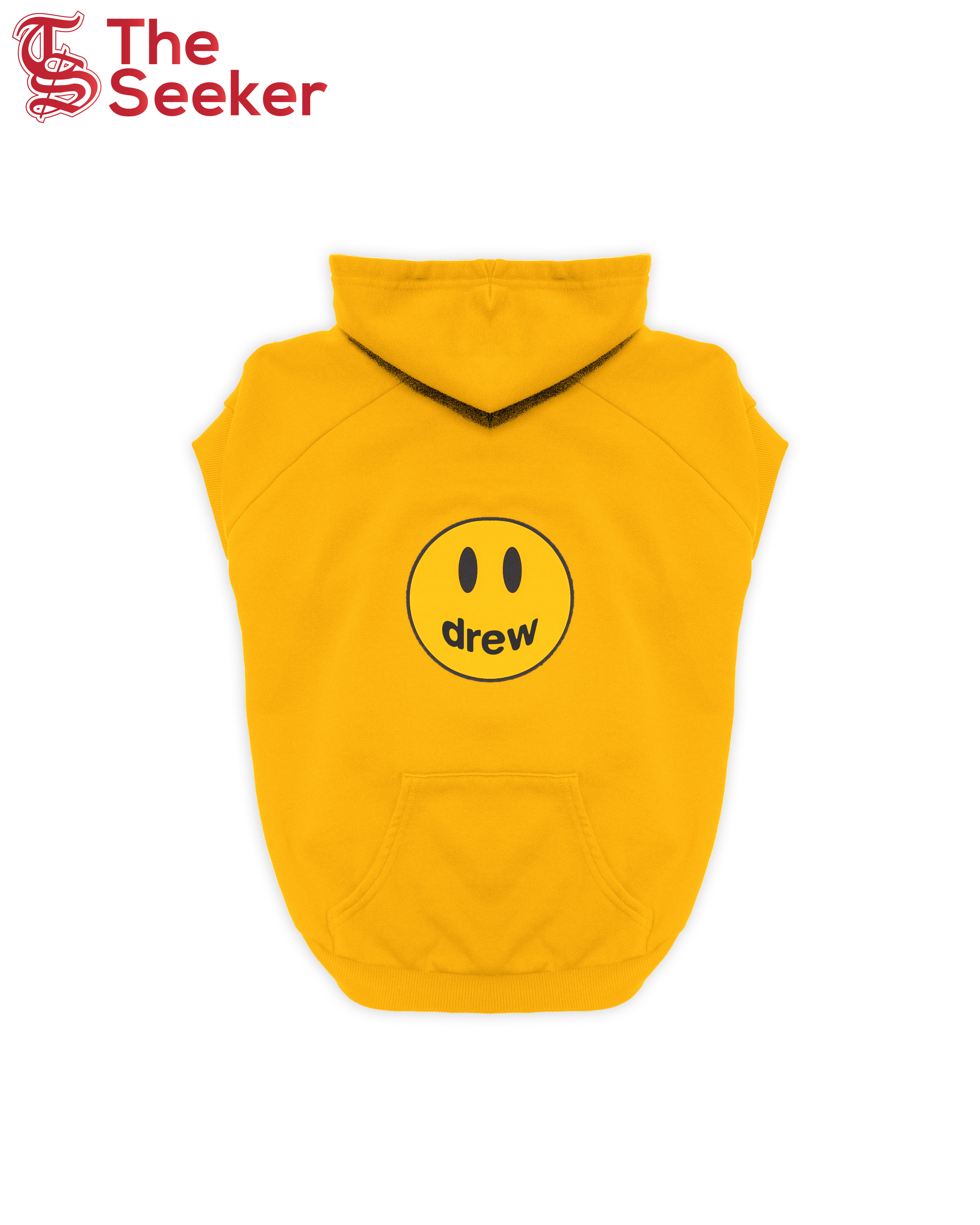 drew house dawg mascot hoodie golden yellow