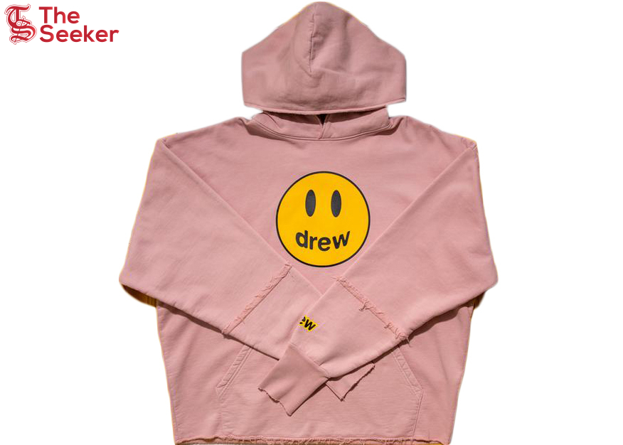 drew house mascot deconstructed hoodie dusty rose