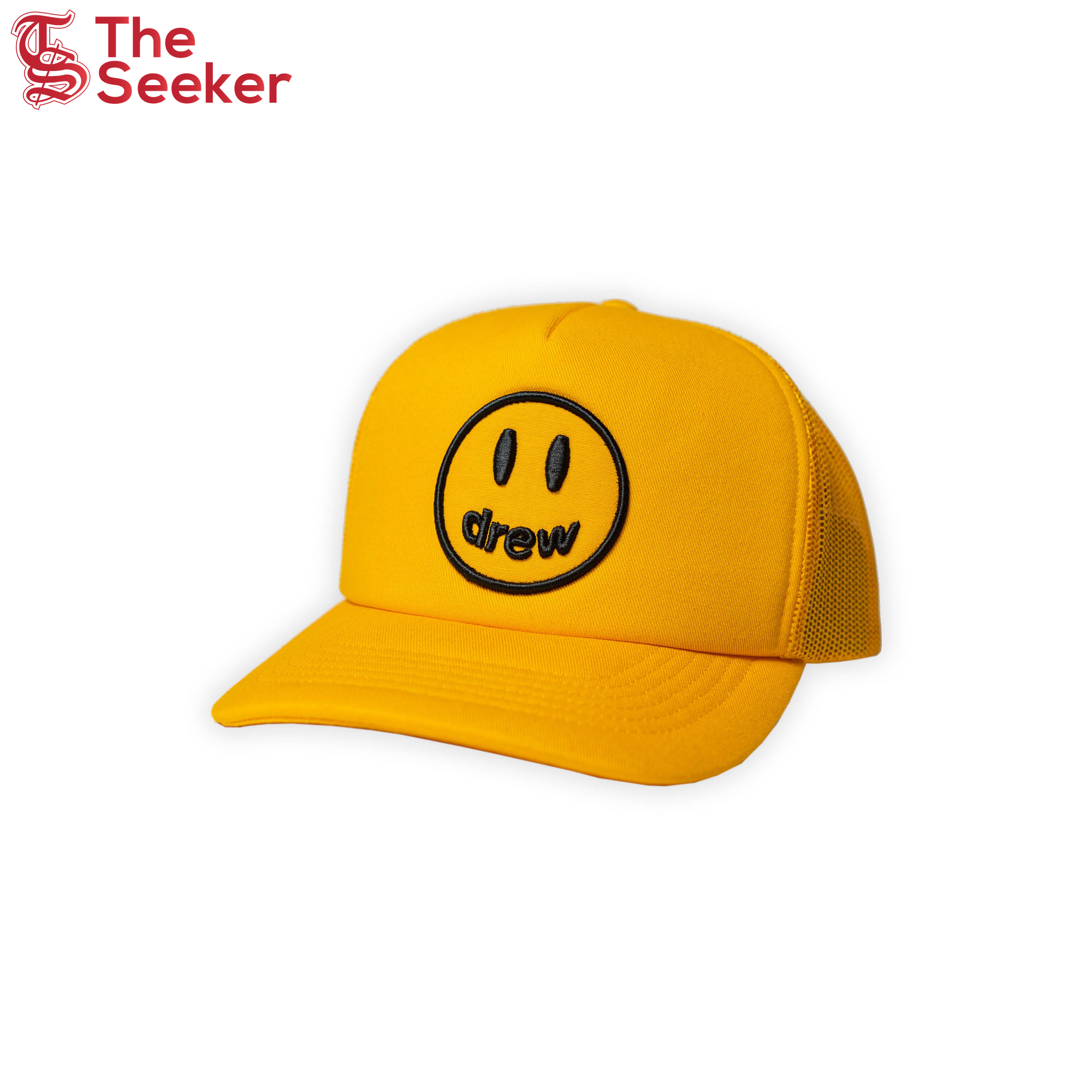 drew house mascot trucker hat ss22 golden yellow
