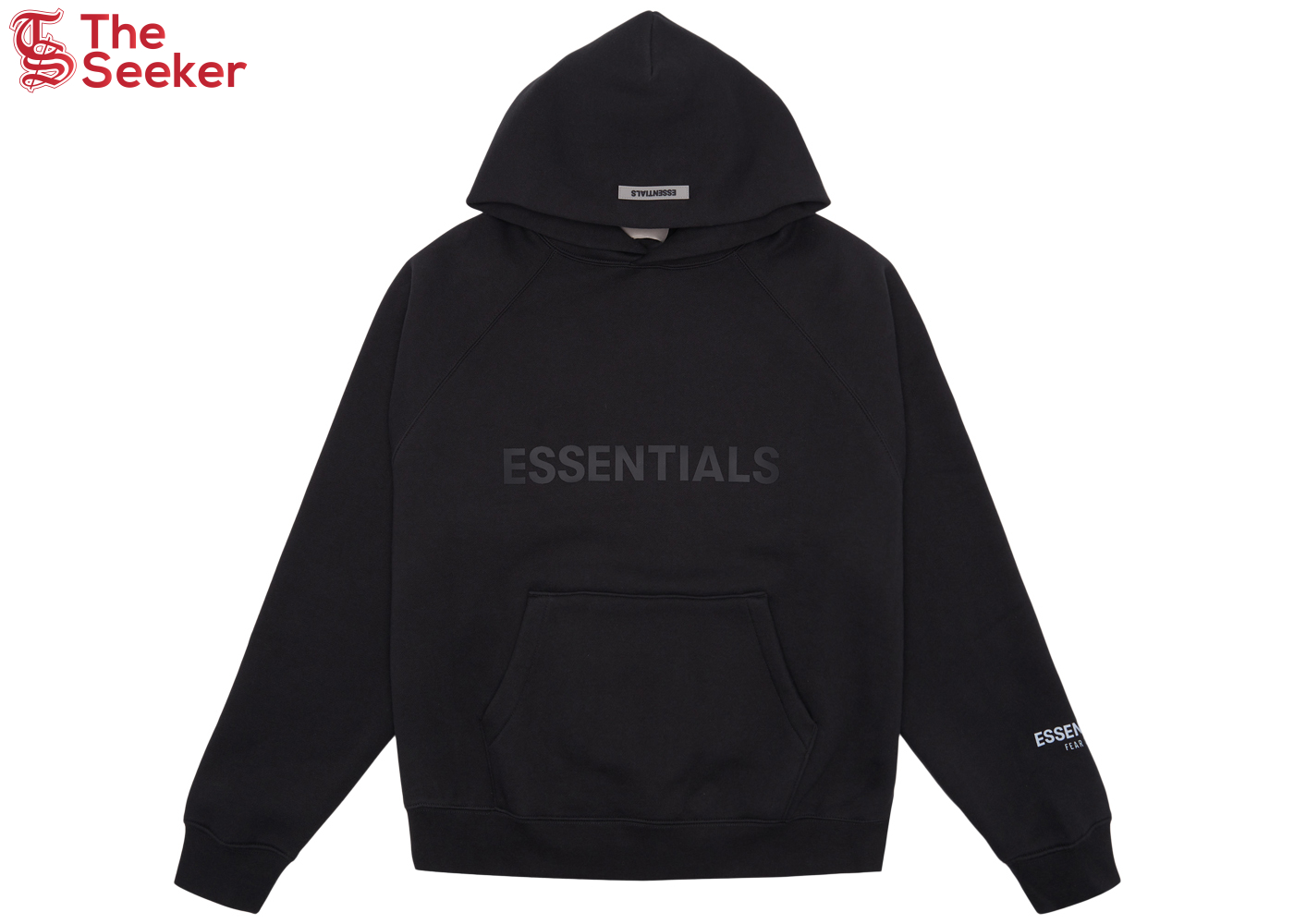 Fear of God Essentials 3D Silicon Applique Pullover Hoodie Dark Slate/Stretch Limo/Black