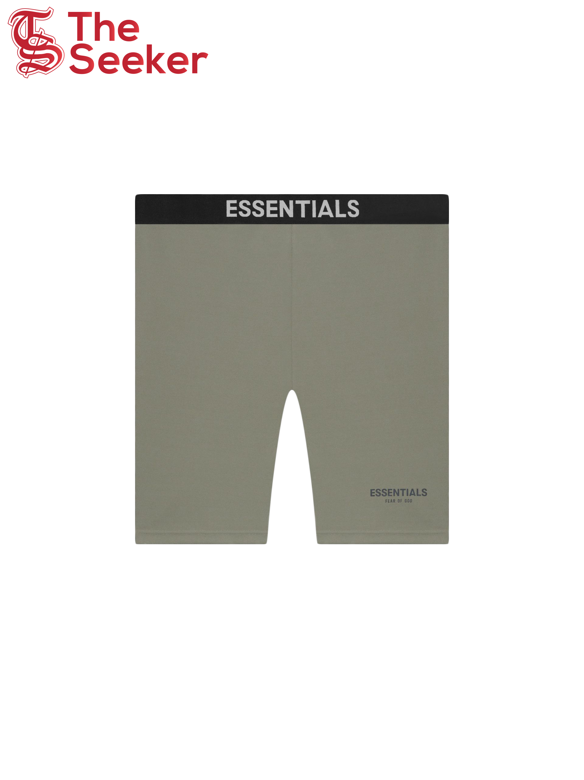 Fear of God Essentials Athletic Biker Shorts Charcoal/Grey Flannel