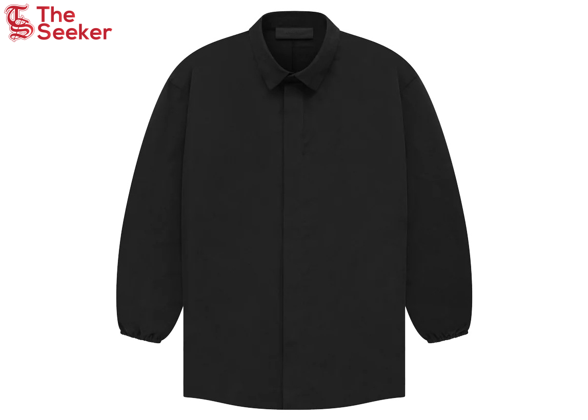 Fear of God Essentials Button Down Shirt Black