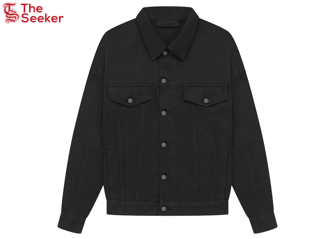 Fear of God Essentials Denim Jacket (SS23) Black