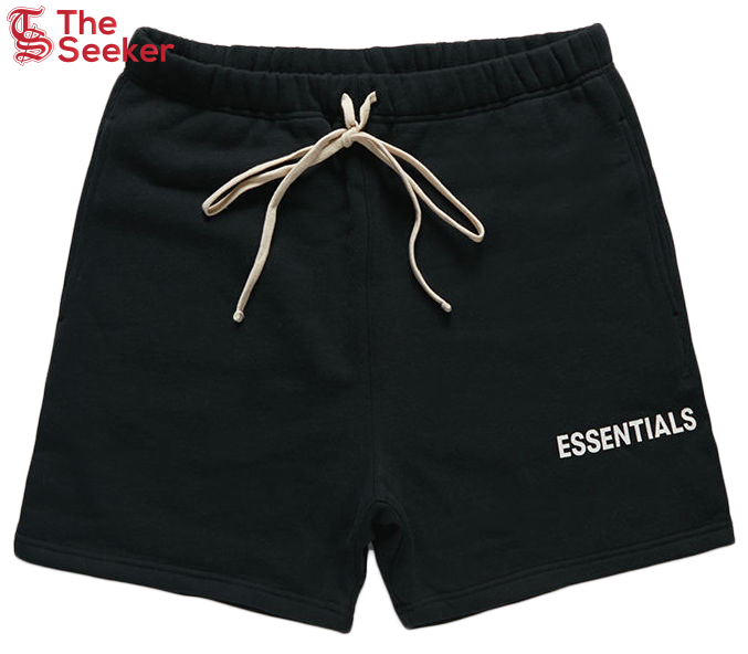 Fear of God Essentials Graphic Sweat Shorts Black