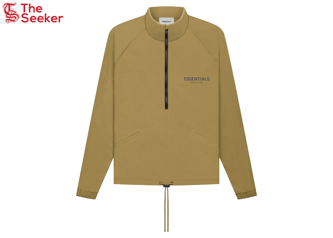 Fear of God Essentials Half Zip Track Jacket Amber