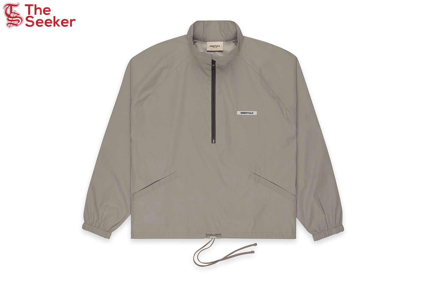 Fear of God Essentials Half-Zip Track Jacket Cement