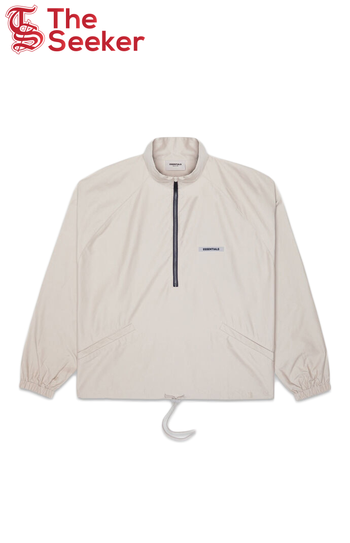 Fear of God Essentials Half Zip Track Jacket Moss