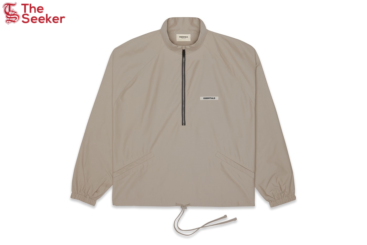 Fear of God Essentials Half-Zip Track Jacket Taupe