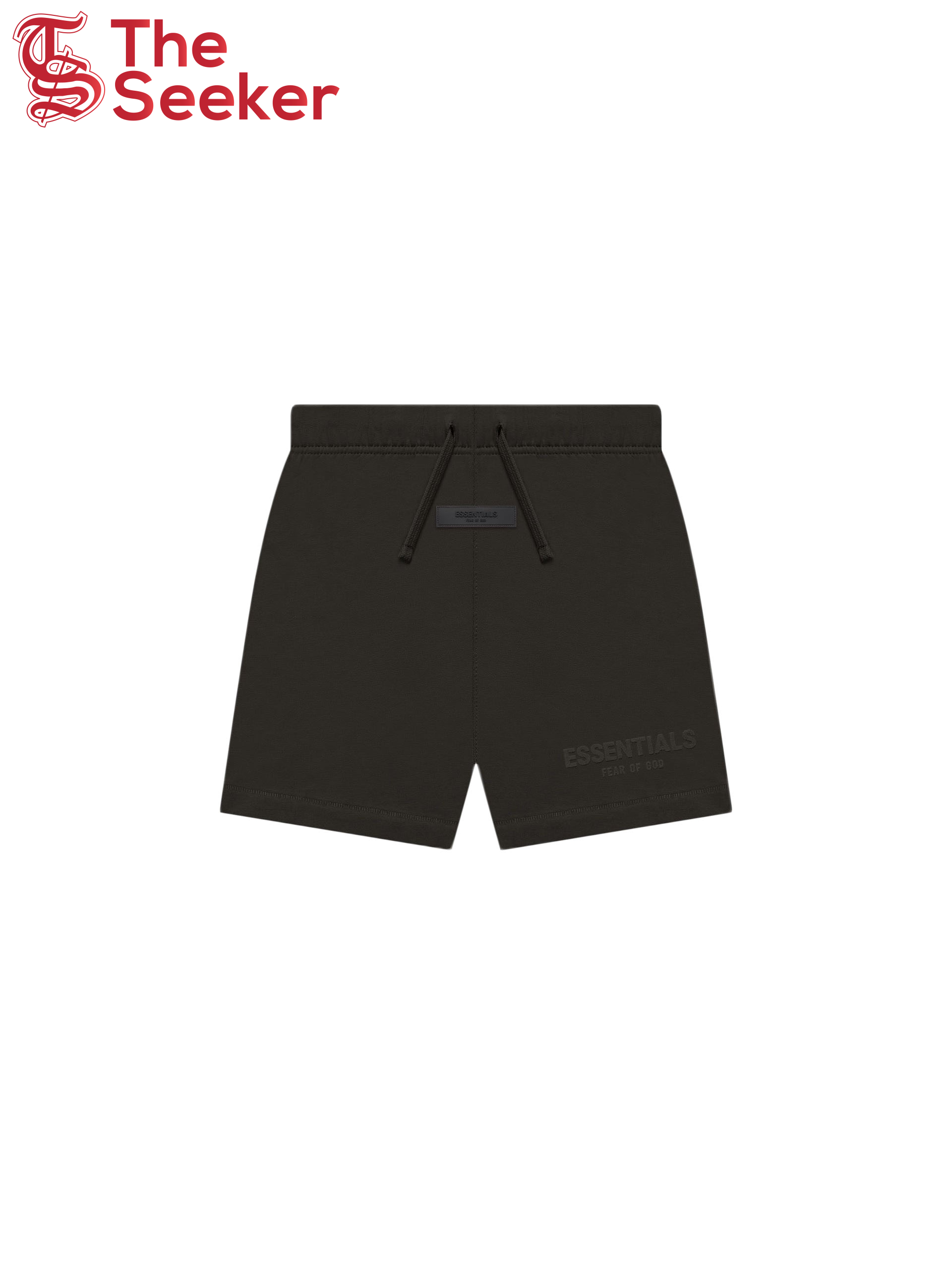 Fear of God Essentials Kids Jersey Shorts Off Black