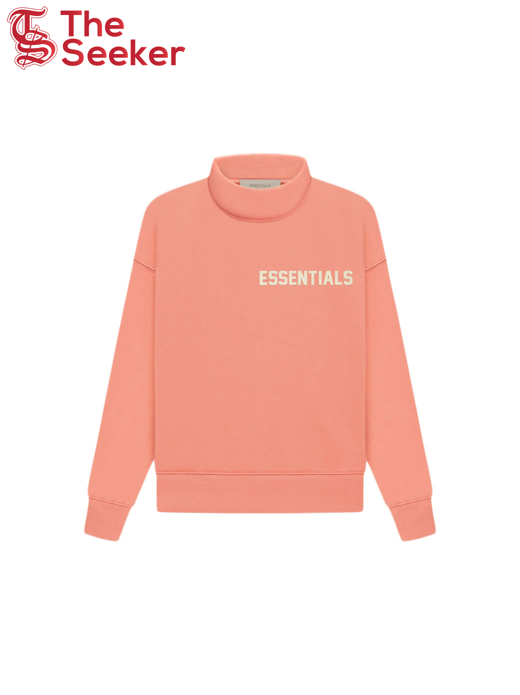 Fear of God Essentials Kids L/S Mockneck Coral