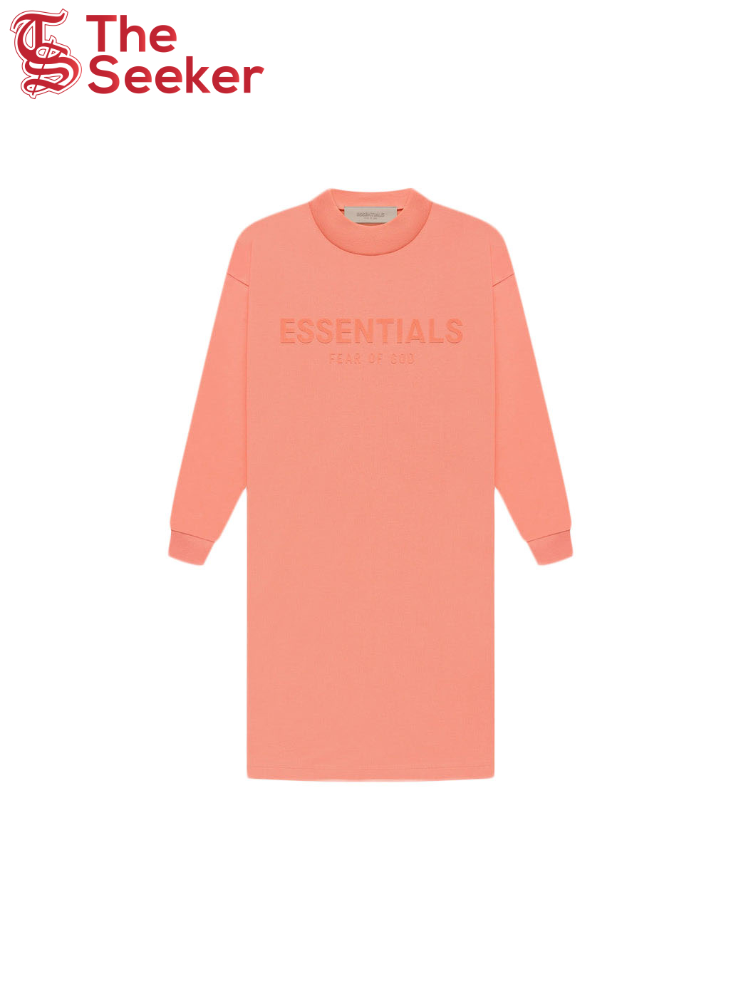 Fear of God Essentials Kids L/S T-shirt Dress Coral