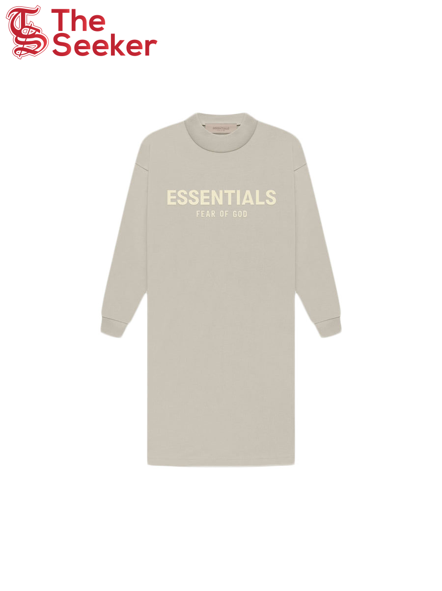 Fear of God Essentials Kids L/S T-shirt Dress Smoke