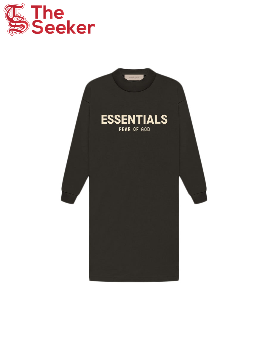 Fear of God Essentials Kid's L/S Tee Dress Off Black