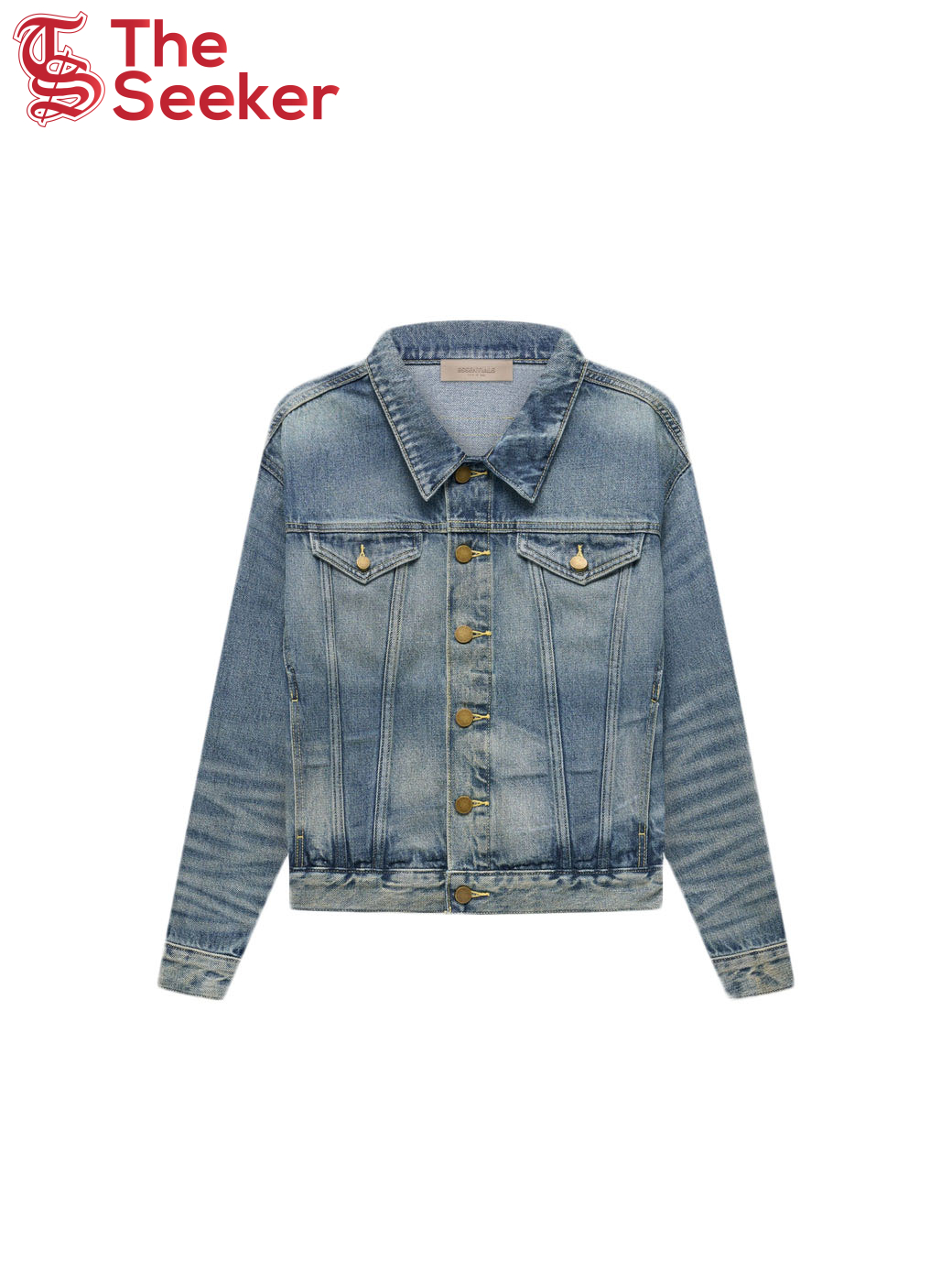 Fear of God Essentials Kids Trucker Jacket Indigo