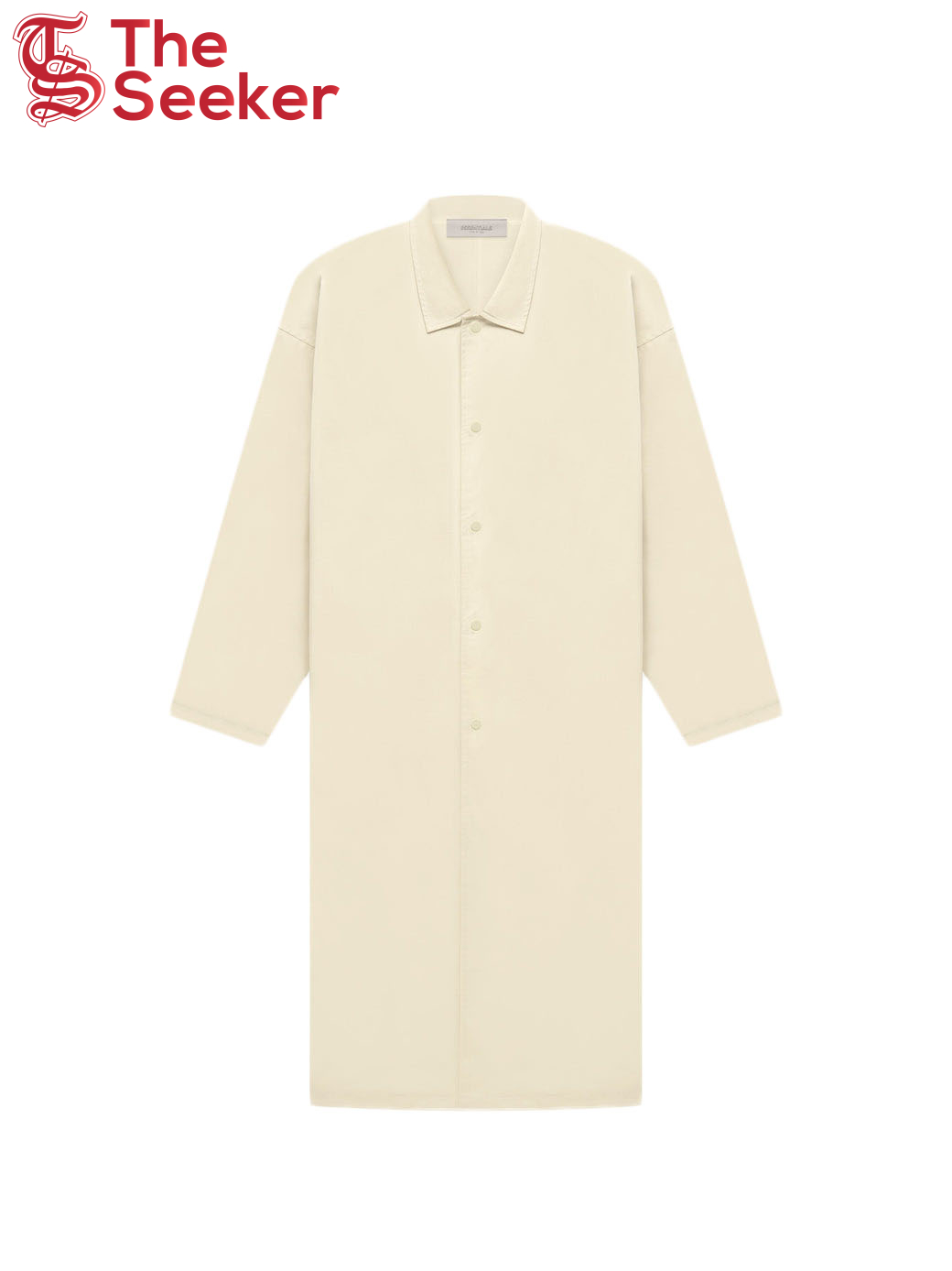 Fear of God Essentials Long Coat Egg Shell