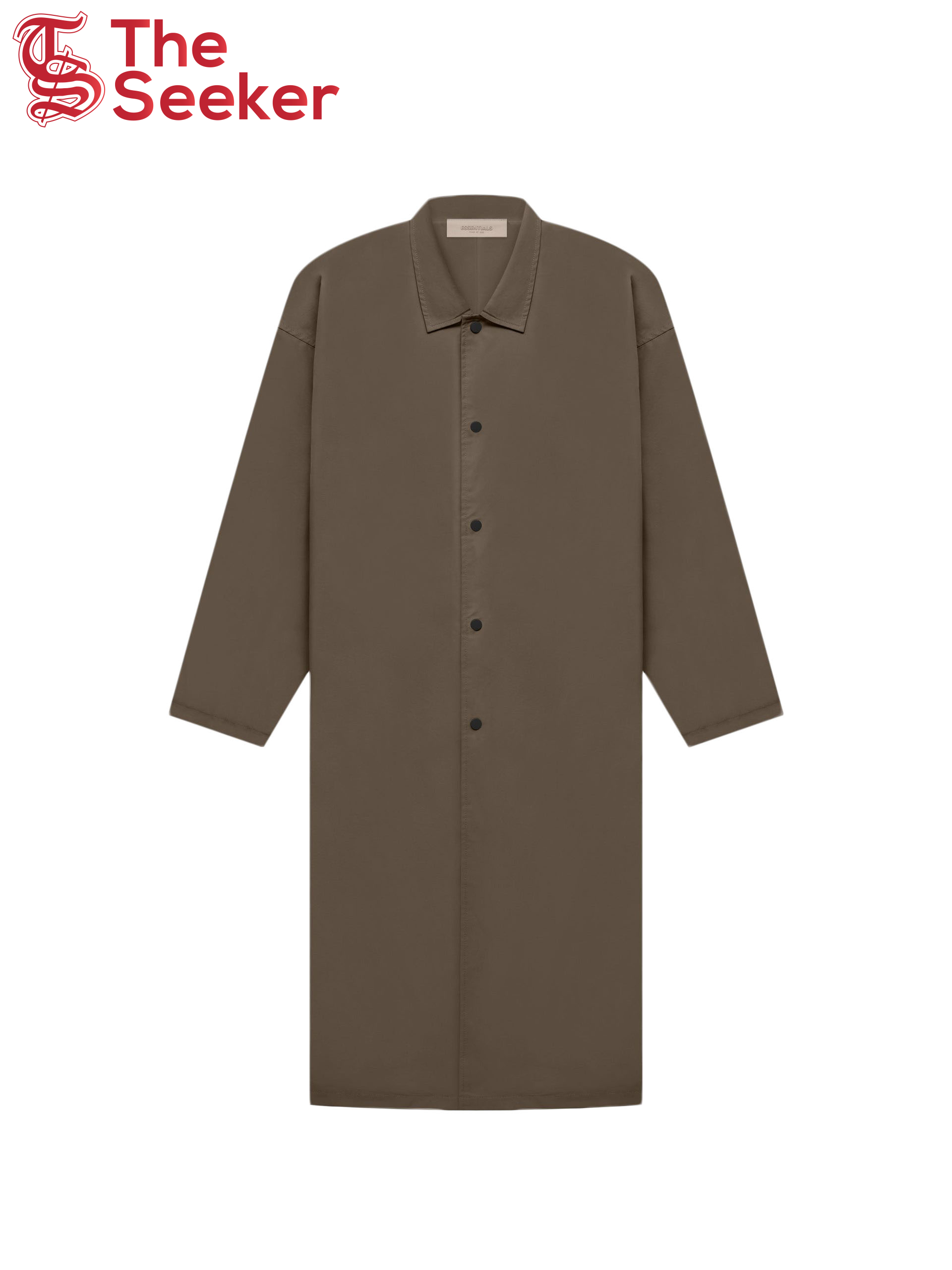 Fear of God Essentials Long Coat Wood