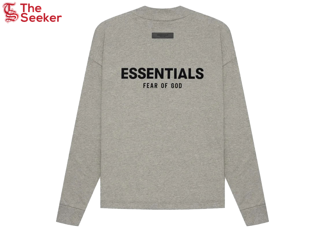 Fear of God Essentials LS Tee Dark Oatmeal