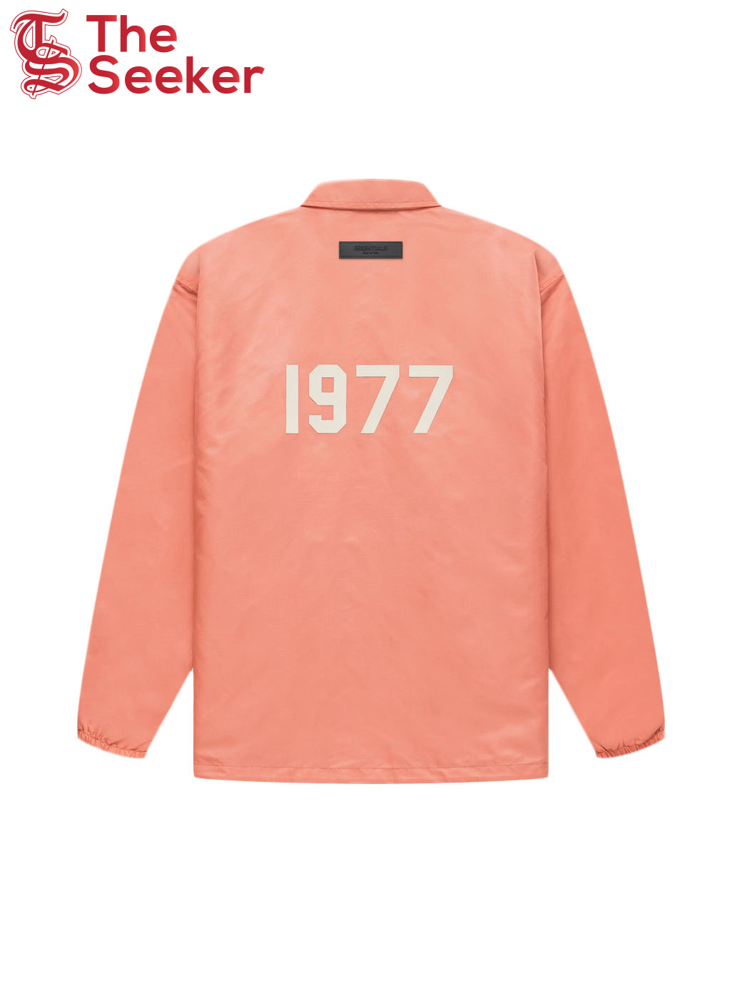 Fear of God Essentials Nylon Coaches Jacket Coral