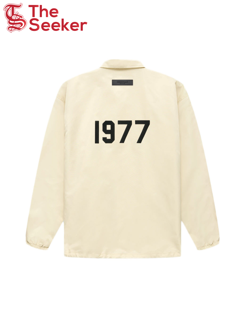 Fear of God Essentials Nylon Coaches Jacket Egg Shell