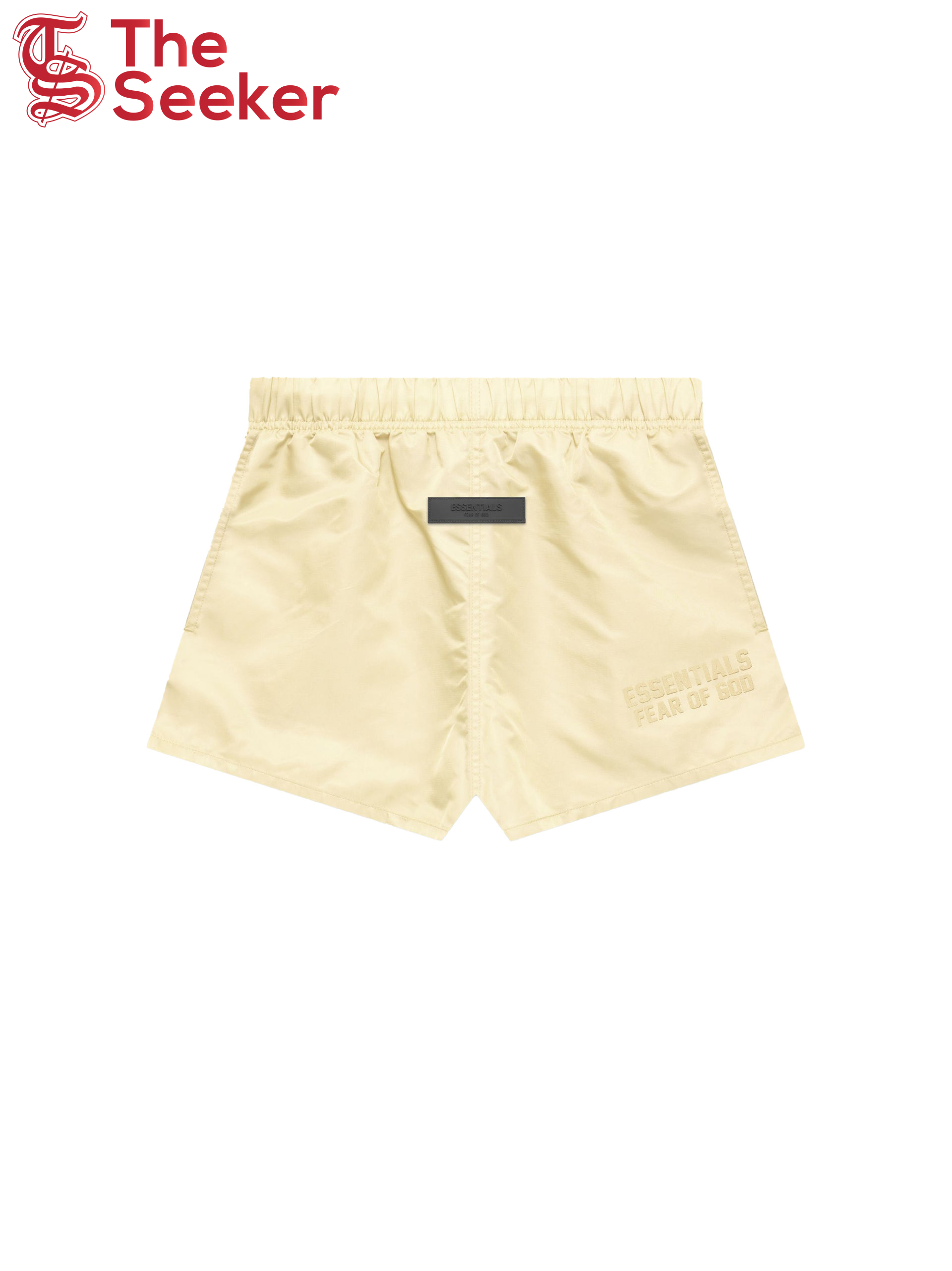 Fear of God Essentials Nylon Running Shorts Canary