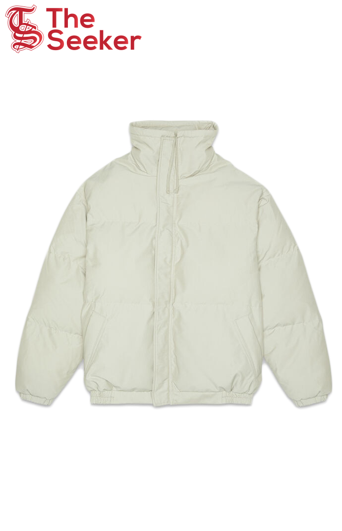 Fear of God Essentials Puffer Jacket Alfalfa Sage