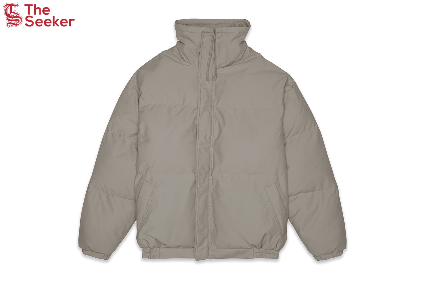 Fear of God Essentials Puffer Jacket Cement