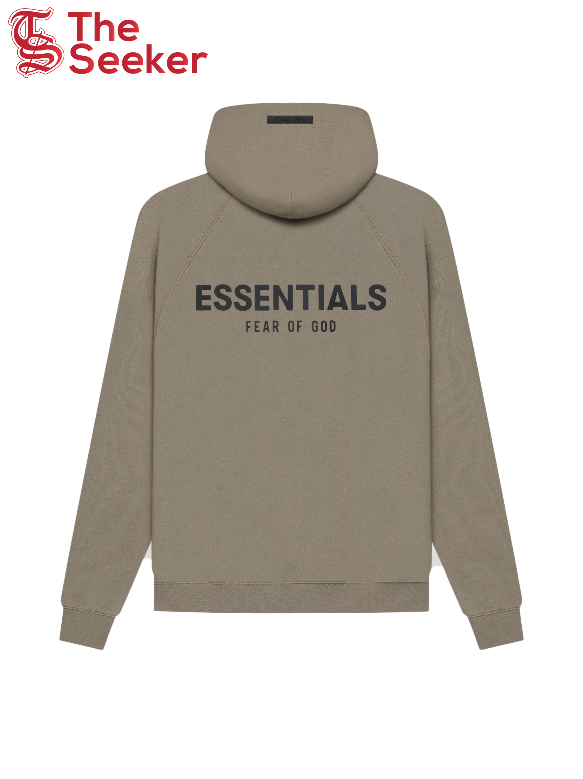 Fear of God Essentials Pull-Over Hoodie (SS21) Taupe