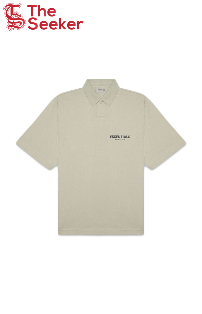 Fear of God Essentials Short Sleeve Boxy Polo Moss