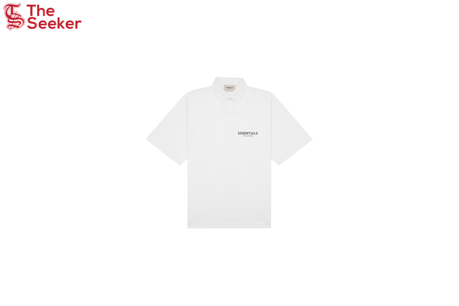 Fear of God Essentials Short Sleeve Boxy Polo White